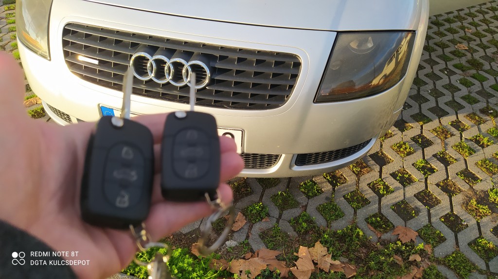 Audi TT Mk1 bicska kulcs programozás