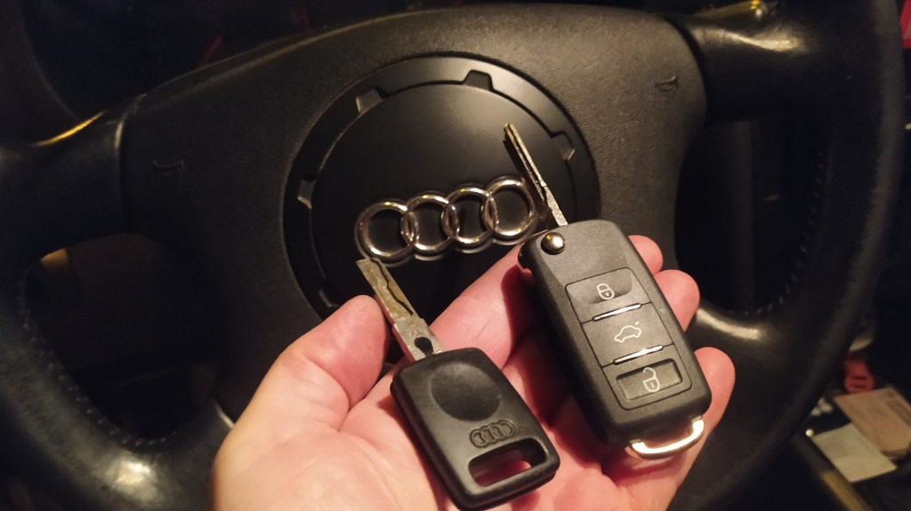 Audi A3 bicska kulcs programozás