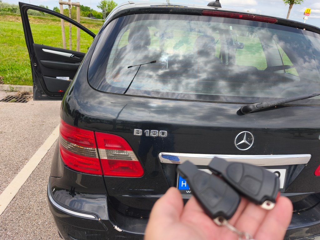 Mercedes-Benz B180 kulcs